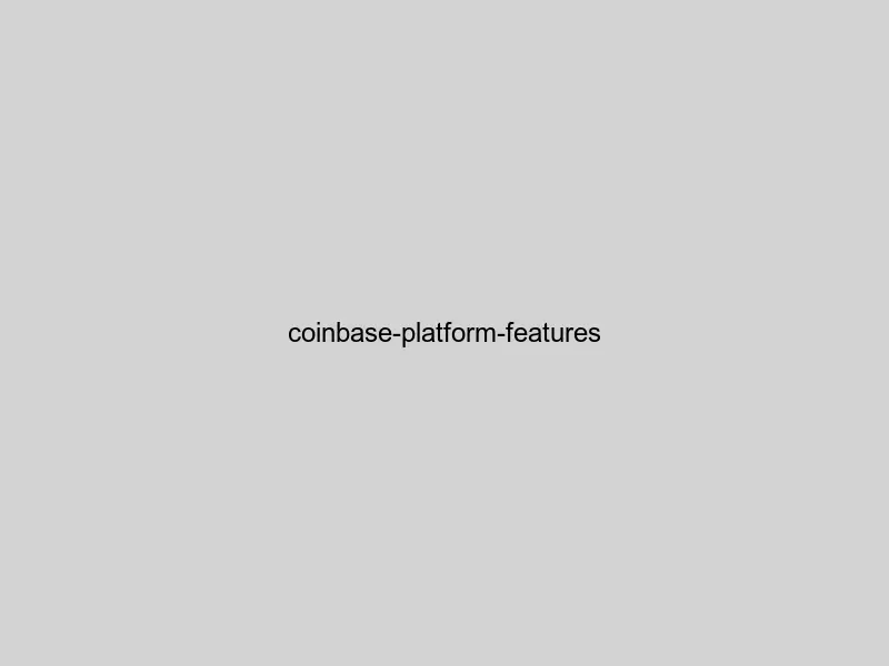 Coinbase platform features including beginner-friendly interface, educational resources, and advanced trading tools