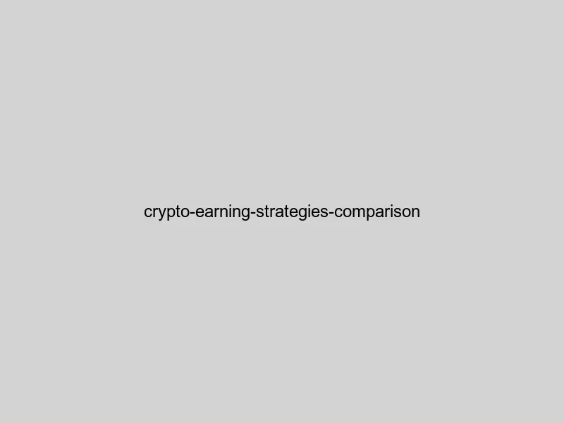 Comparison of free cryptocurrency earning methods showing airdrops, staking, and rewards
