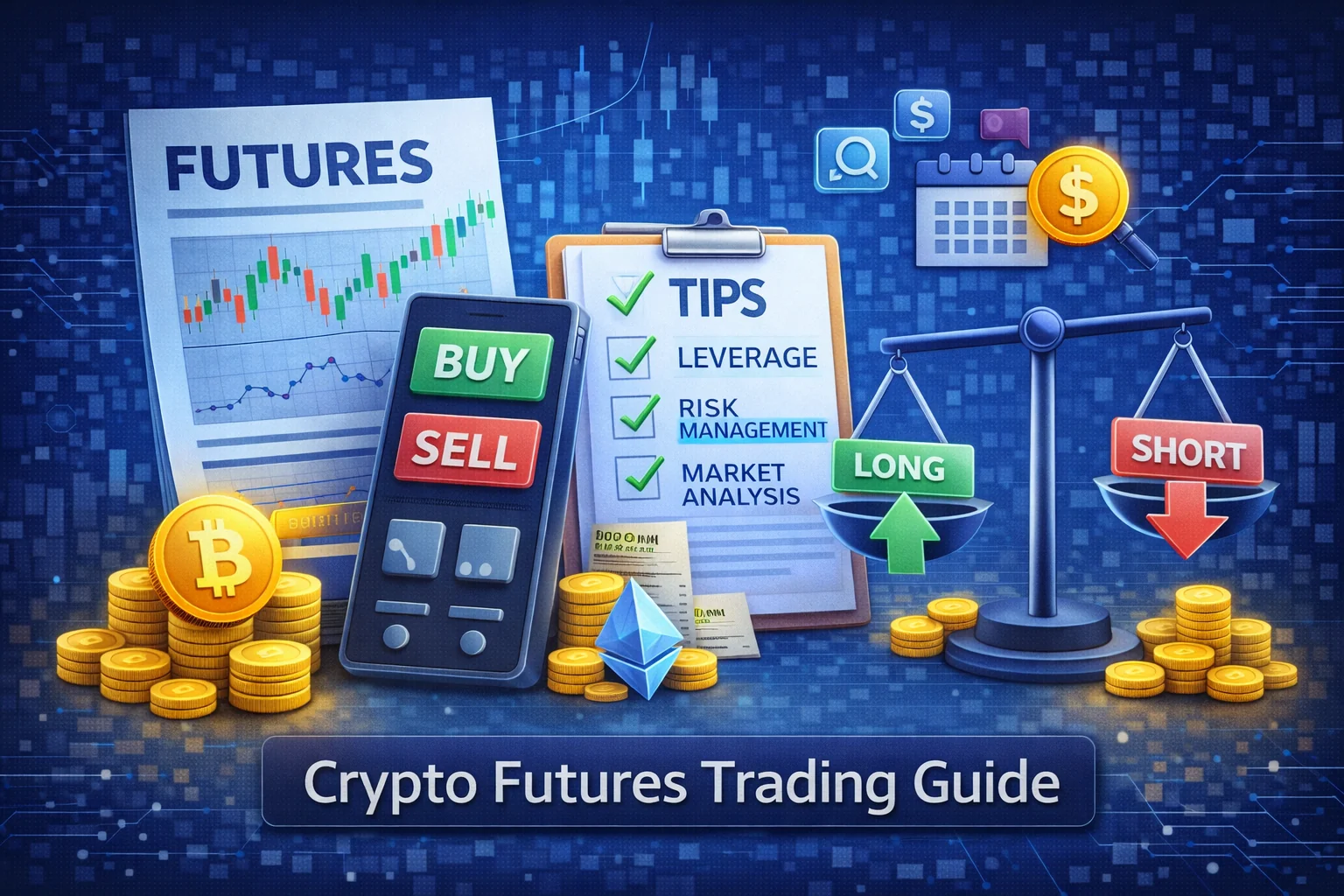 Cryptocurrency futures trading guide showing contract specifications and margin requirements