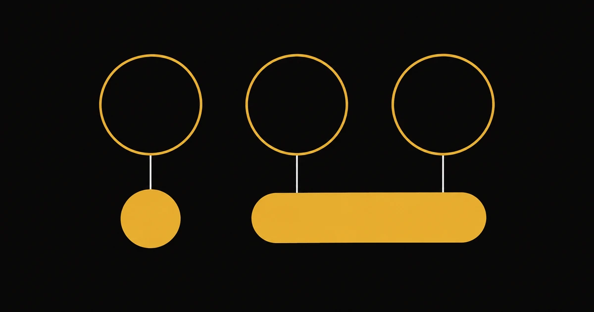 Three identical gold rings on a dark surface; beneath it, two dim bodies, one carrying two of the rings