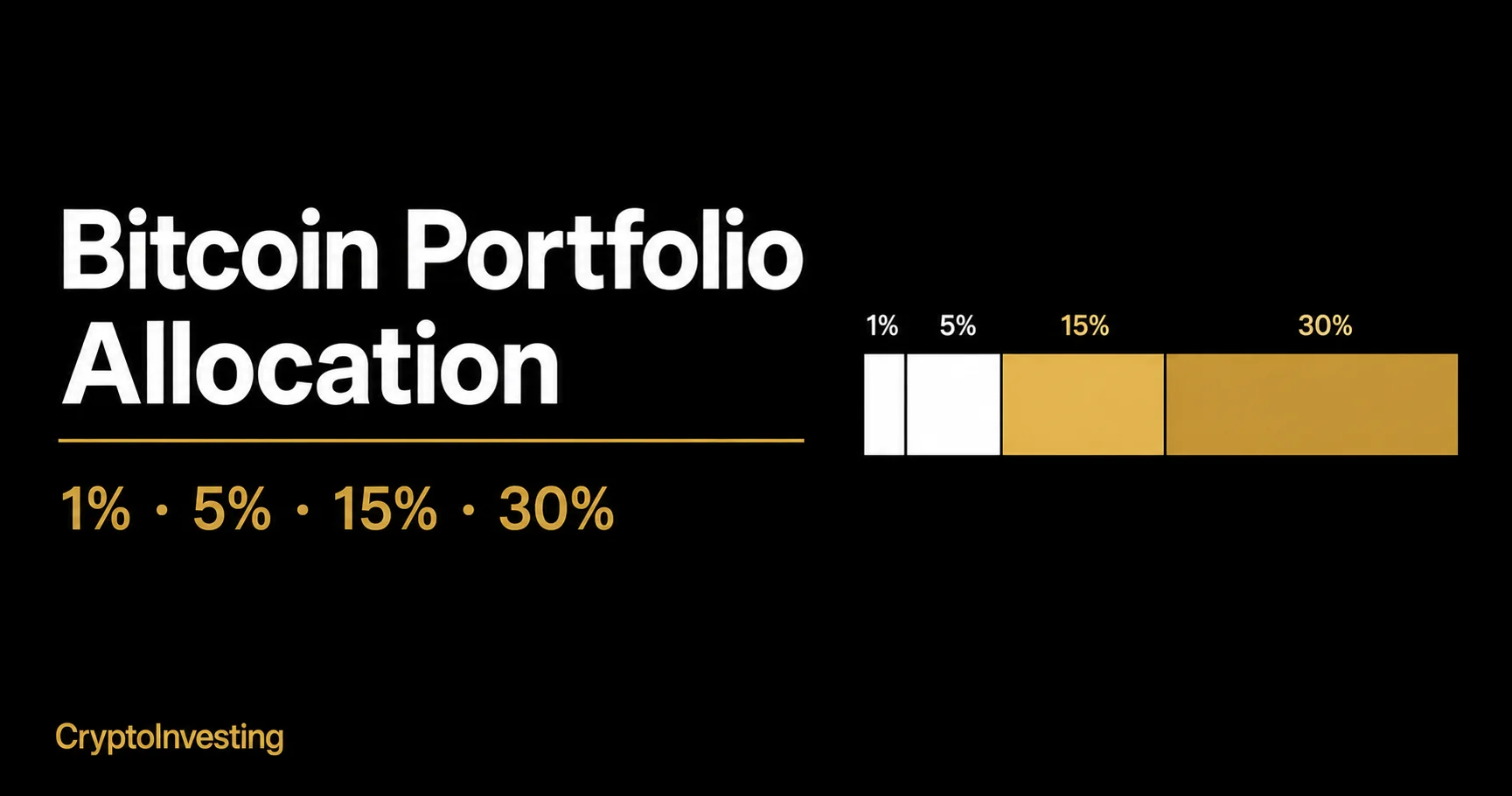 Bitcoin portfolio allocation framework with three tiers and rebalancing