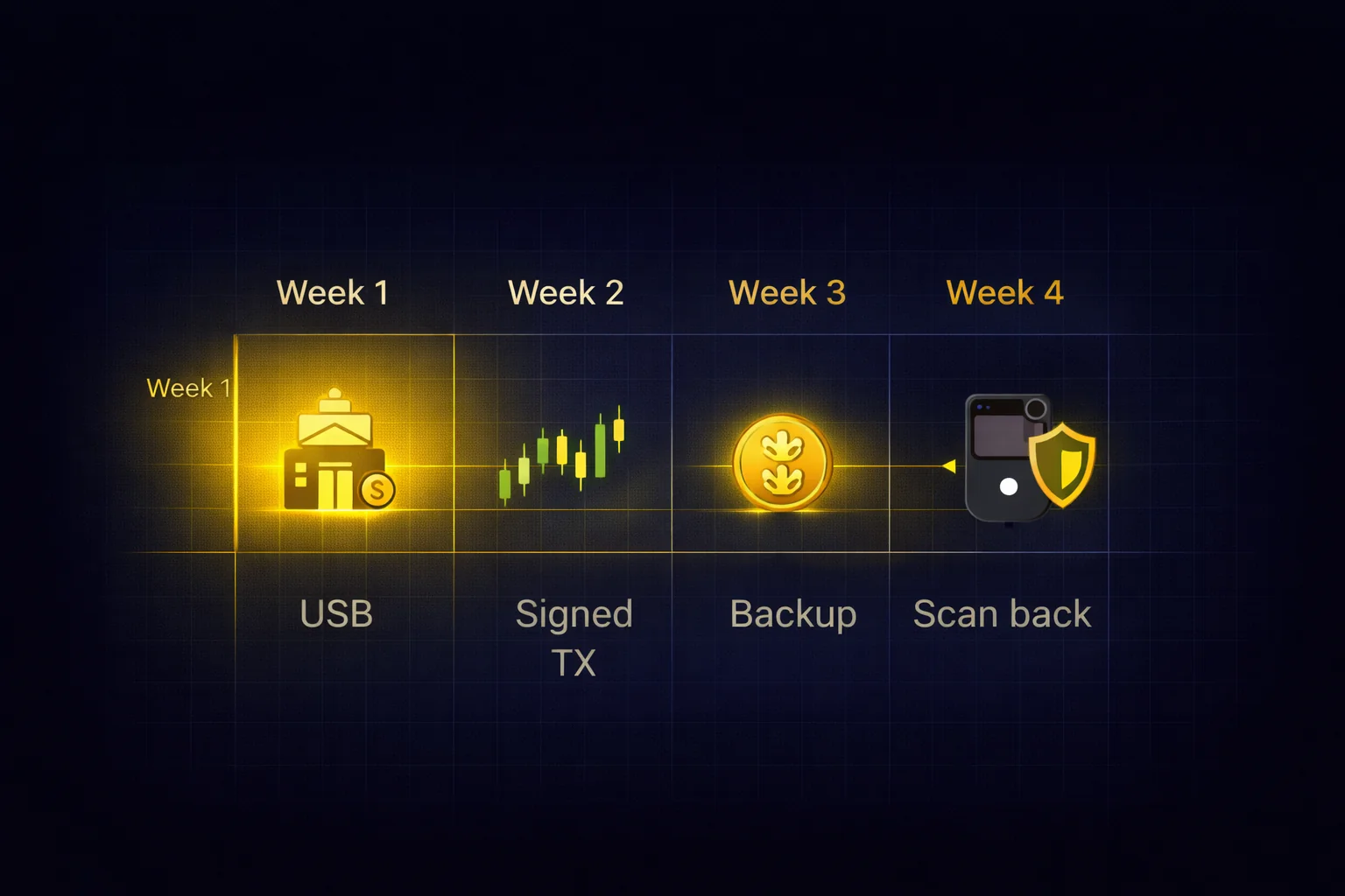 First 30 days on a crypto exchange — week-by-week beginner plan