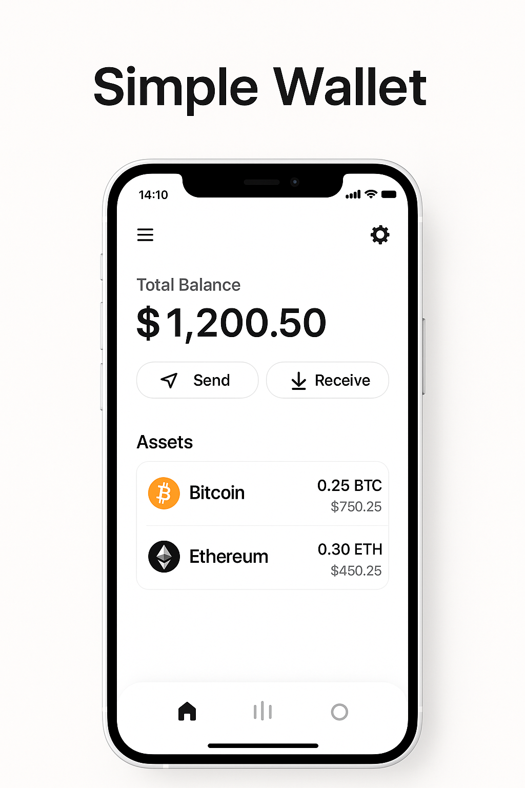 Simple Wallet screenshot